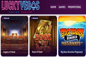 Lucky Vegas online casino games