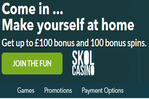 Skol UK Casino website bonus