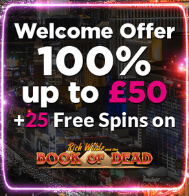 UK casino welcome bonuses at Lucky Vegas